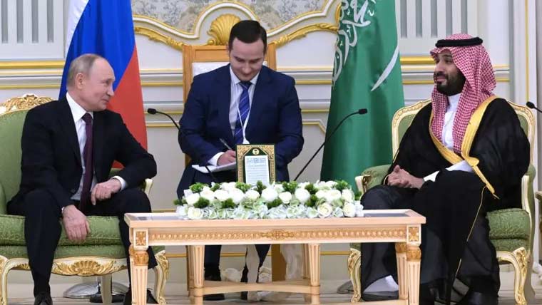 روسی صدر اور سعودی ولی عہد کا رابطہ، تیل کی قیمتوں پر اظہار تشویش