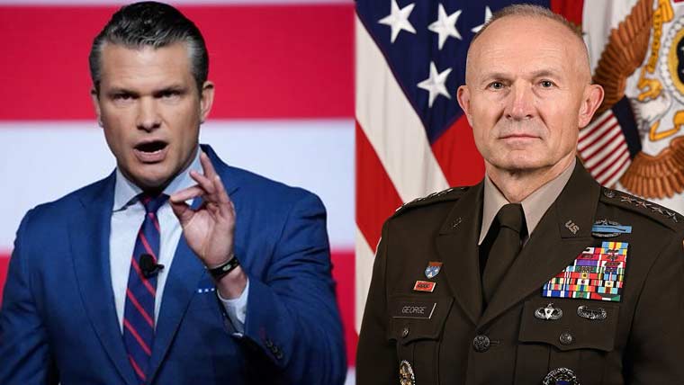 امریکی وزیر دفاع نے آرمی چیف جنرل رینڈی جارج سے استعفیٰ طلب کرلیا