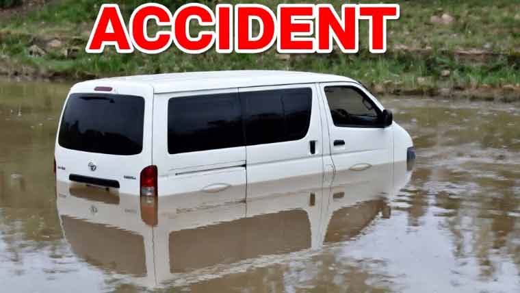 لالیاں میں وین نہر میں جا گری، ایک شخص جاں بحق، خواتین سمیت 6 زخمی