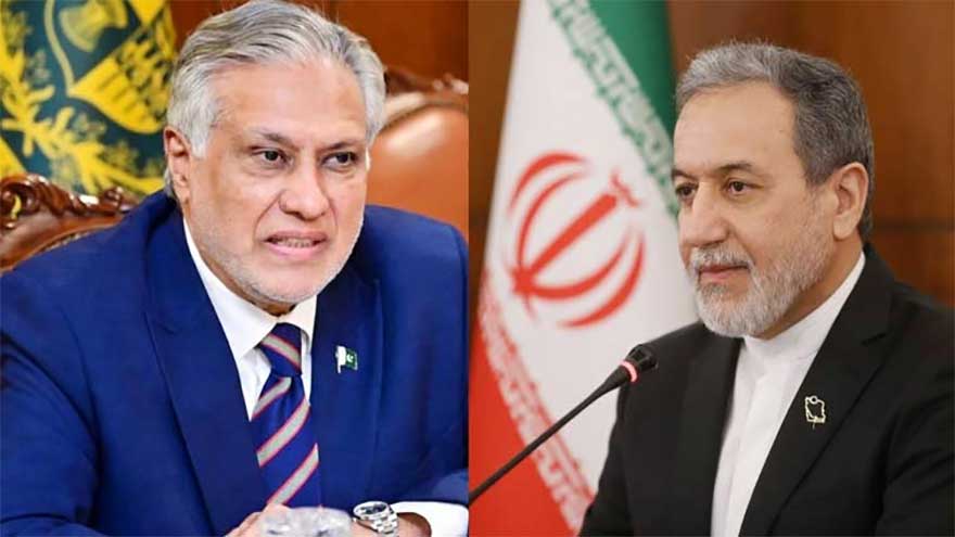 Ishaq Dar, Iranian FM discuss regional situation over phone