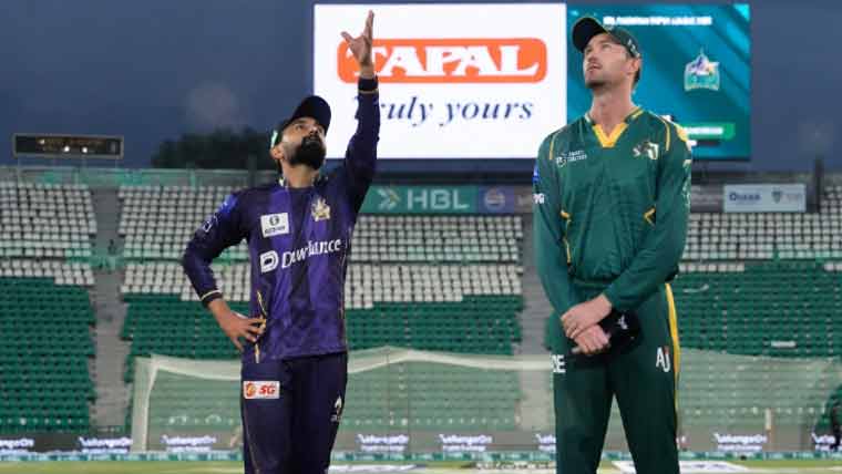 پی ایس ایل11: ملتان سلطانز کی ٹاس جیت کر کوئٹہ گلیڈی کو بیٹنگ کی دعوت