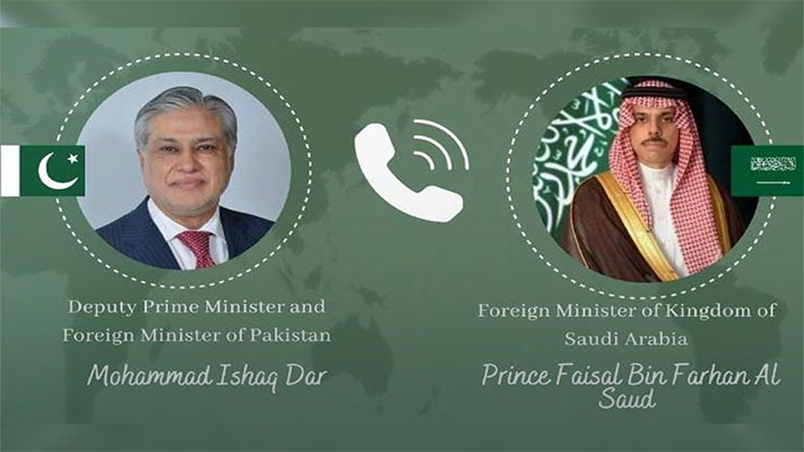 Ishaq Dar, Saudi FM review regional developments