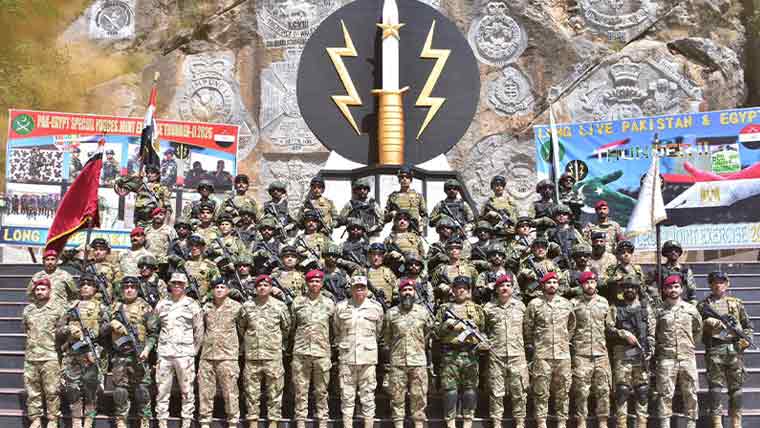 پاکستان اور مصری افواج کی مشترکہ انسداد دہشت گردی مشق تھنڈر 2 کا آغاز