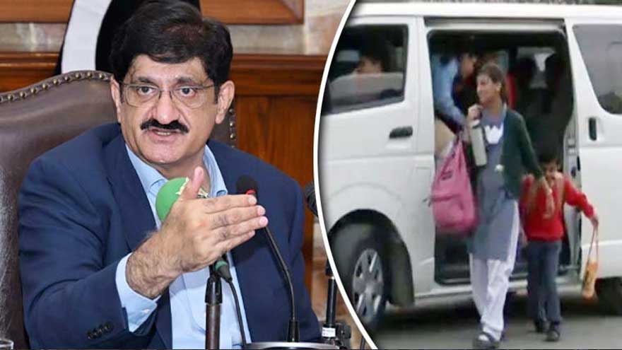 Sindh govt bans increase in school van fares