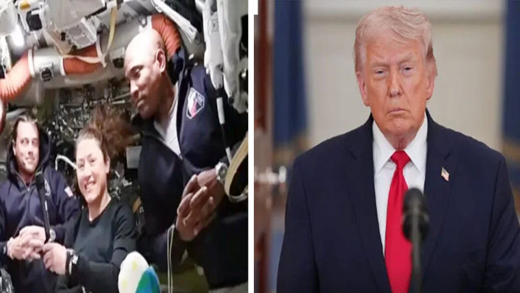 آرٹیمس II: خلابازوں کا نیا ریکارڈ قائم، ٹرمپ کا ٹیلیفونک رابطہ