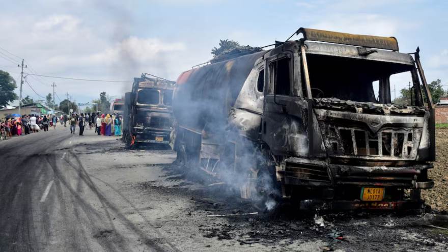 Four killed after violence flares in India's Manipur state
