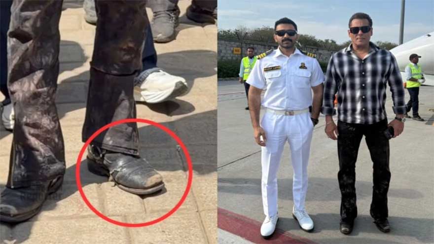 Netizens react as Salman Khan's torn shoes go viral
