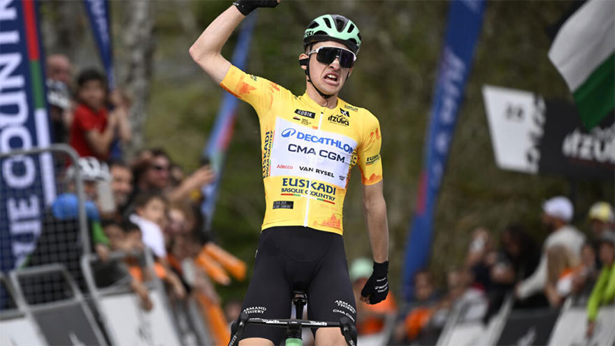 Seixas climbs to victory to extend Basque Tour lead