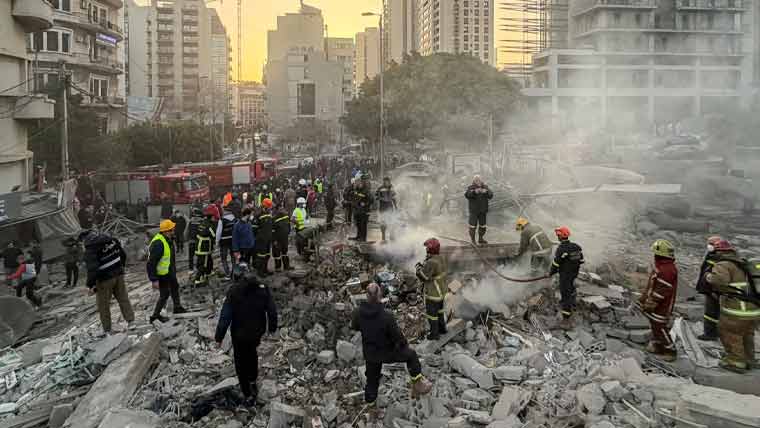 اسرائیل کے لبنان پر فضائی حملے جاری، مزید درجنوں افراد جاں بحق