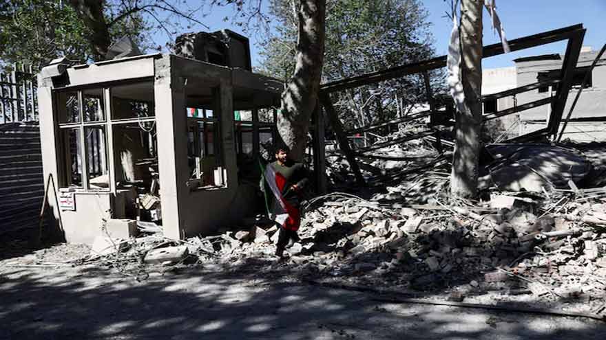 UN says its envoy is in Iran to support 'durable' end to conflict