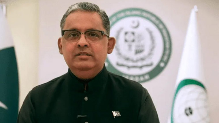 فیصلوں کا اختیار فریقین کے پاس، پاکستان محض سہولت کار ہے: پاکستانی سفیر