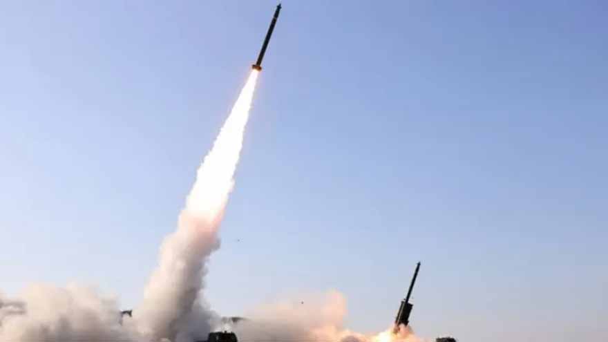 North Korea unveils cluster-bomb missile, electronic warfare capability