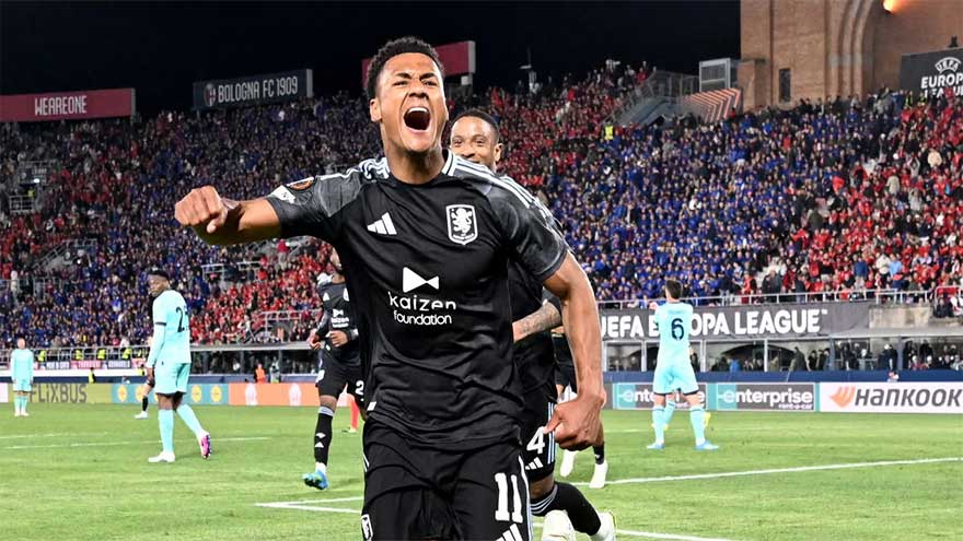 Aston Villa on verge of Europa League semis after beating Bologna