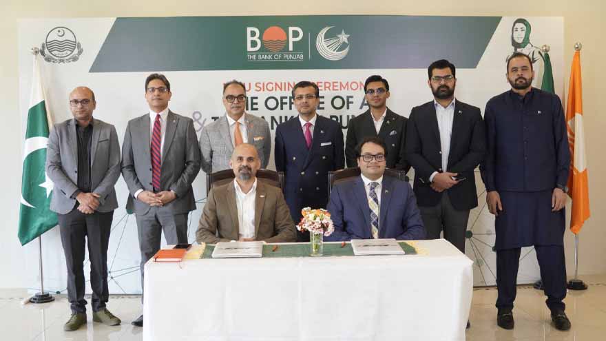 The Bank of Punjab and office of AI sign MoU
