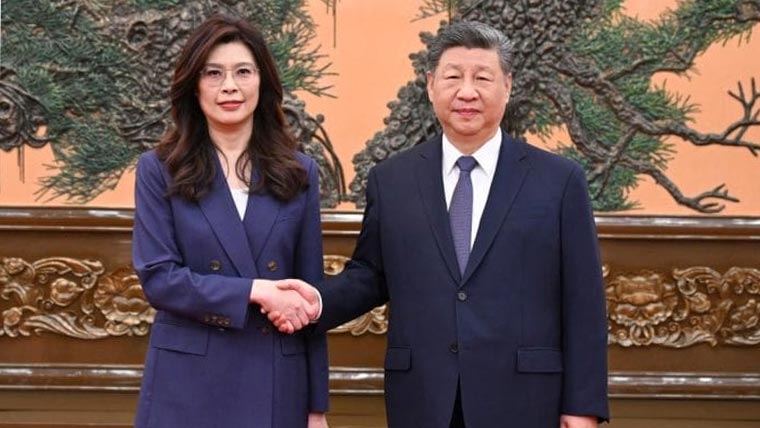 چینی صدر شی جن پنگ سے تائیوان کی اپوزیشن رہنما چینگ لی وُن کی ملاقات