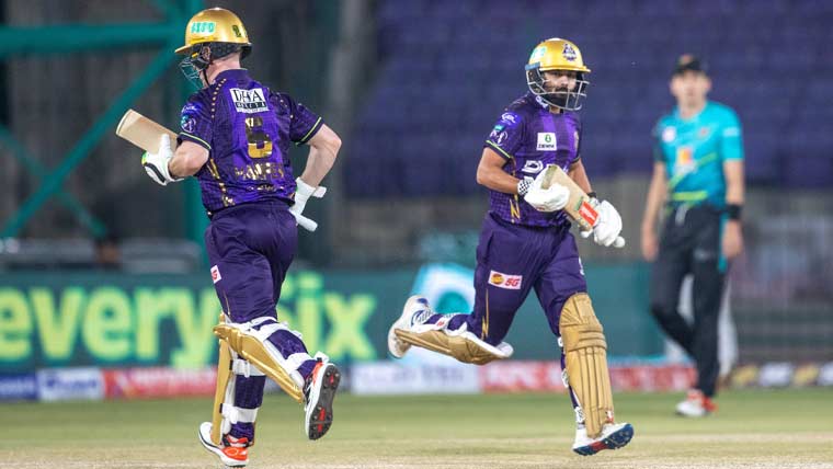 پی ایس ایل 11: کوئٹہ گلیڈی ایٹرز کا راولپنڈیز کو 183 رنز کا ہدف