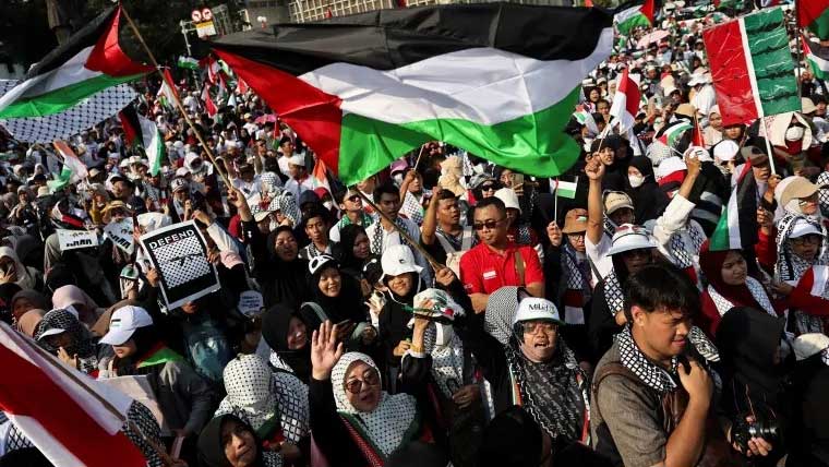 دنیا کے مختلف ممالک میں فلسطین کی حمایت اور اسرائیل مخالف مظاہرے