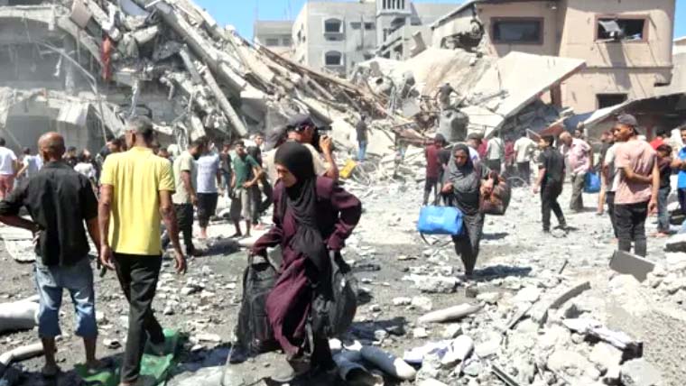 اسرائیل کی ایران جنگ کے دوران غزہ پر بمباری، 36 دنوں میں 107 فلسطینی شہید، 342 زخمی