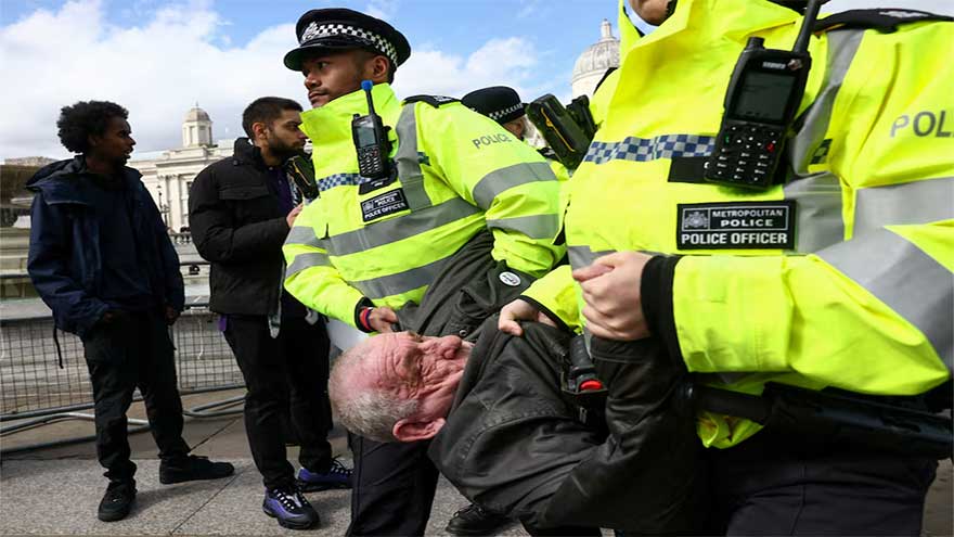 London police arrest 523 people at protest over Palestine Action ban