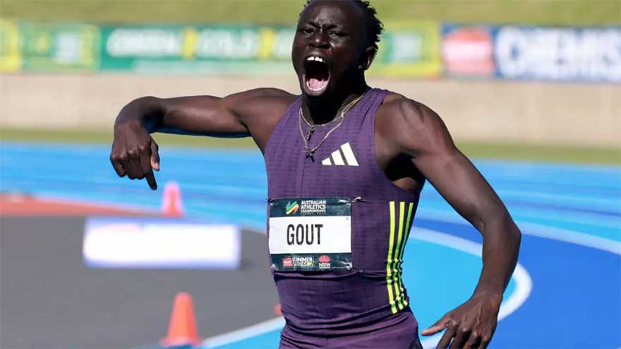 Teenage sprint star Gout powers to 200m win in blistering 19.67sec