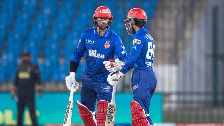 پی ایس ایل 11: اسلام آباد یونائیٹڈ کا کنگزمین کو 154 رنز کا ہدف