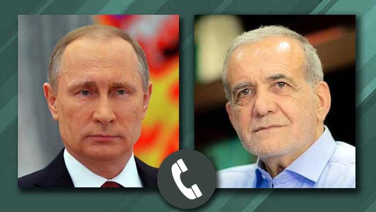 پیوٹن کا ایرانی صدر سے ٹیلیفونک رابطہ، ثالثی کی پیشکش کردی