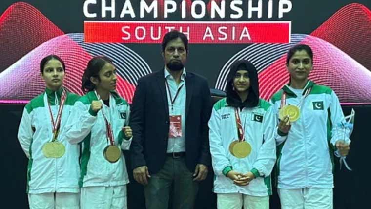 پاکستان جوجٹسو ٹیم نے جنوبی ایشیا چیمپئن شپ میں تاریخی کامیابی حاصل کرلی