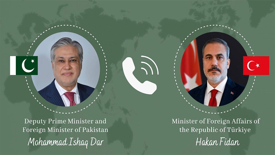 Pakistan, Turkiye reaffirm support for regional peace