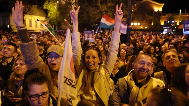 ہنگری کے پارلیمانی انتخابات میں ٹرمپ کی حمایت یافتہ حکومت کو شکست