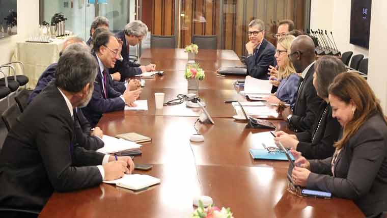  وزیر خزانہ کی ایم ڈی آئی ایف سی سے ملاقات، تجارتی امور پر تبادلہ خیال