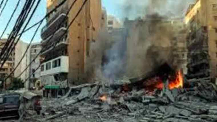 جنوبی لبنان کے متعدد قصبوں پر اسرائیلی حملوں کی اطلاعات