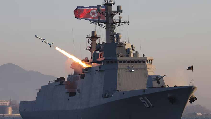 North Korea tests cruise, anti-ship missiles from naval destroyer