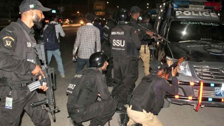 نواب شاہ میں مبینہ پولیس مقابلہ، ایک ڈاکو زخمی حالت میں گرفتار، 2 فرار