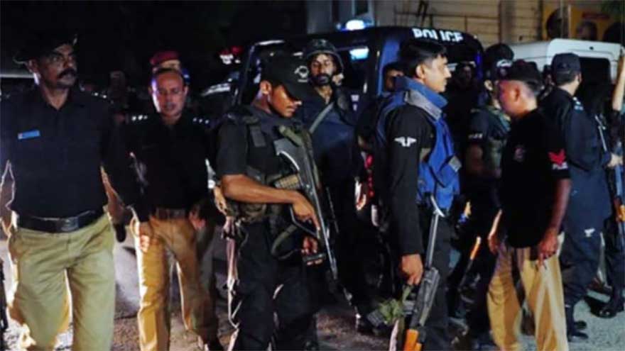 Two terrorists killed, policeman martyred in Hangu operation