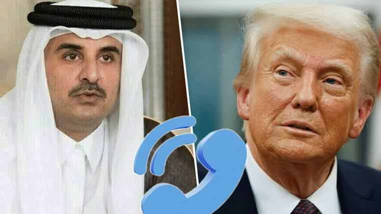 امریکی صدر کا قطر کے امیر سے رابطہ، خطے میں بڑھتی کشیدگی پر تبادلہ خیال