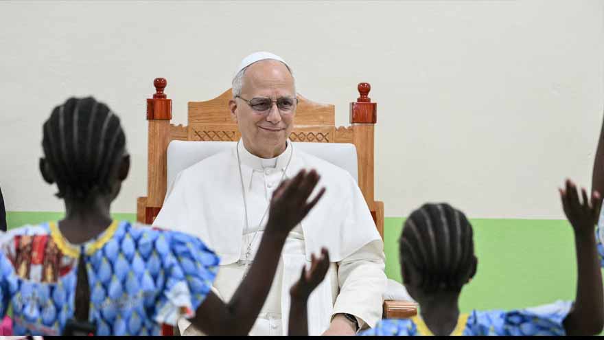 Pope, attacked again by Trump, tells Cameroon 'rich and powerful' threaten peace