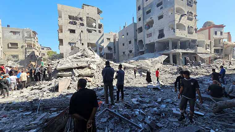 غزہ میں صیہونی فورسز کے حملے جاری، شہادتوں میں اضافہ