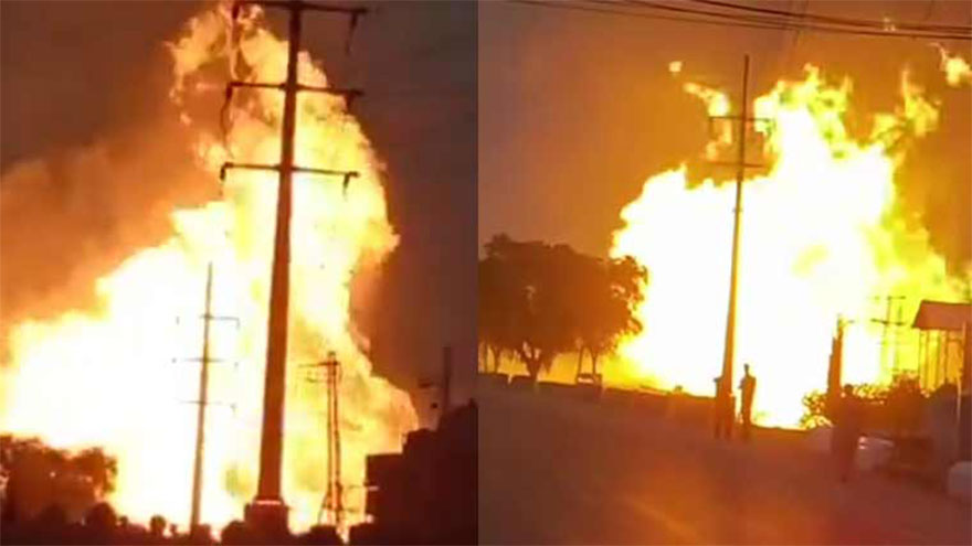 Eight killed as gas pipeline explosion triggers fire in Haripur