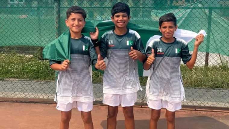 ایشیا انڈر 12 ٹینس ٹورنامنٹ کے فائنل میں پاکستان کو بھارت کے ہاتھوں شکست