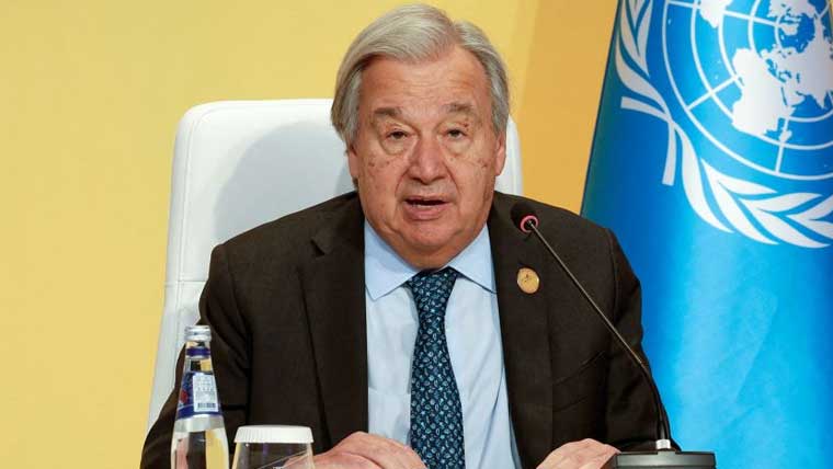 سیکرٹری جنرل اقوام متحدہ کا آبنائے ہرمز کھلنے کا خیر مقدم