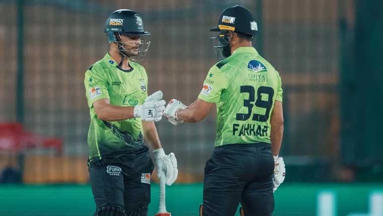 لاہور قلندرز کا راولپنڈیز کو جیت کیلئے 211 رنز کا ہدف