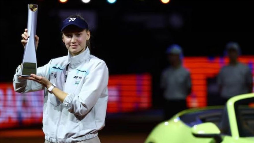 Rybakina outclasses Muchova to win Stuttgart WTA title