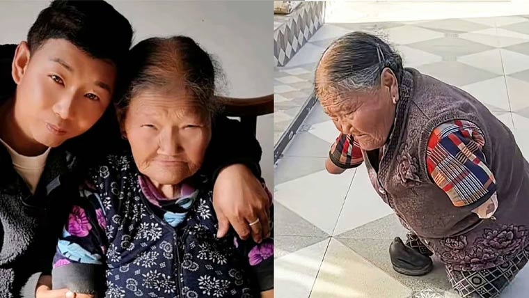 ہاتھوں اور پیروں سے محروم خاتون کی تنہا اپنے 3 بچوں کی پرورش