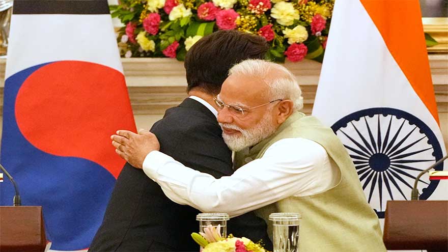 India and South Korea agree to nearly double trade to $50B by 2030