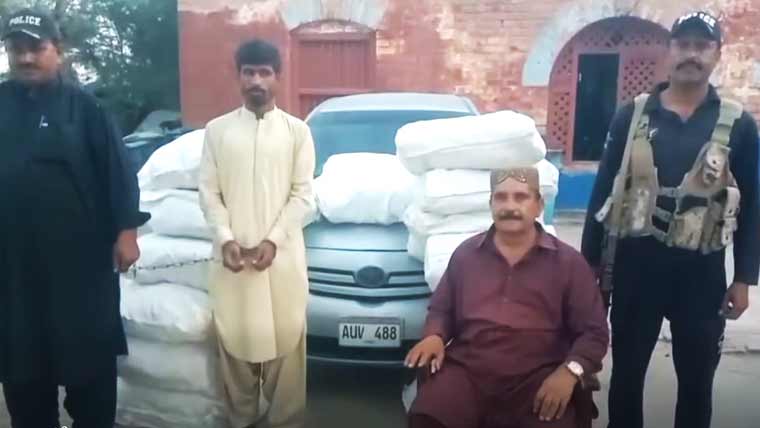پولیس کی بڑی کارروائی، گٹکا سمگلنگ کی کوشش ناکام بنا دی، ملزم گرفتار