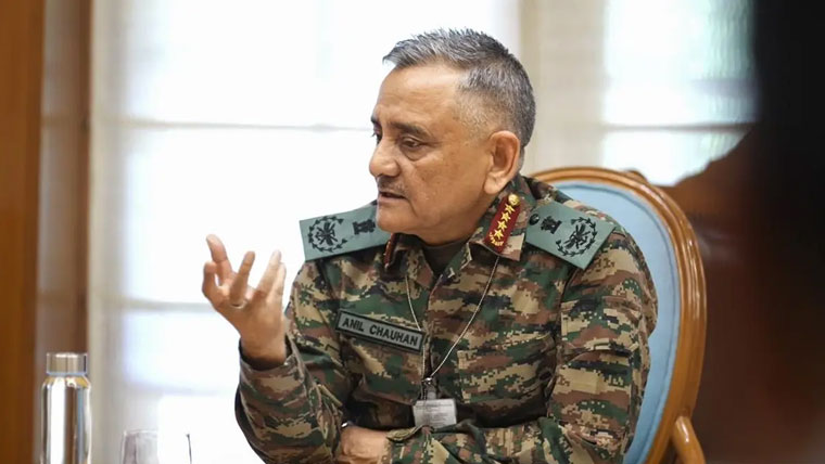 بھارتی چیف آف ڈیفنس سٹاف کا آپریشن سندور میں بدترین شکست کا اعتراف