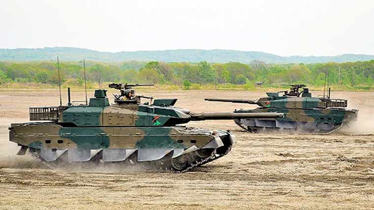 جاپان میں فوجی مشقوں کے دوران ٹینک کے اندر بم پھٹنے سے 3 فوجی ہلاک