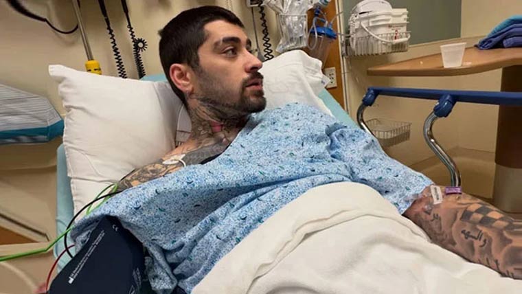 برطانوی گلوکار زین ملک ہسپتال میں زیرِ علاج