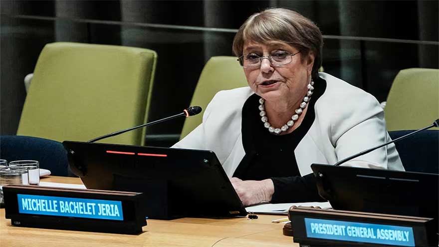 UN candidate Bachelet sticks with women's-rights defense in face of US opposition