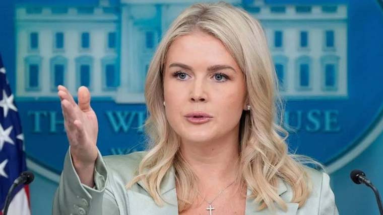 مین سٹریم میڈیا پھر ایرانی حکومت کی تشہیری مہم چلا رہا ہے: کیرولین لیویٹ